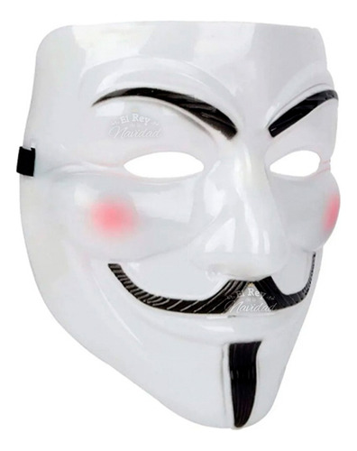 Mascara Premium Anonymous V De Venganza Halloween Disfraz