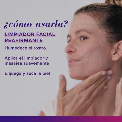Imagen 2 de 5 de Limpiador Reafirmante Burt's Bees Renewal 170gr