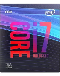Procesador Intel Core I7-9700k S-1151 9a Gen 3.6 Ghz 12mb 8