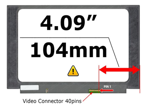 Display 40p Lm156lf2f01 144hz Ips Fhd Nv156fhm-nx3 -nx5