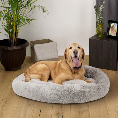 Pets Apparel Hills Cama Para Perro Dona Relajante, X Grande Color Gris