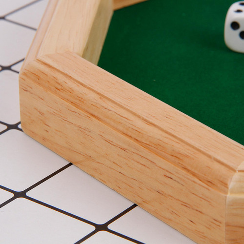 Bandeja De Madera De Lujo Con Forma De Octágono Para Juegos