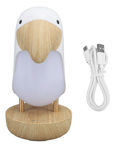 Altavoz De Cabecera Toucan Bird Night Usb Cute Bird Para Niñ