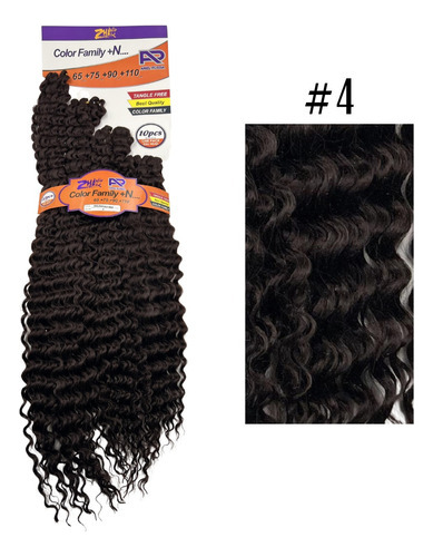 Cabelo Cacheado Orgânico Ariel Rússia Zhang 110cm Crochet