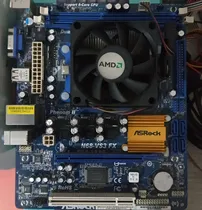Comprar Asrock N68-vs3 Fx Am3 Ddr3 + Athlon Ii X2 240 + Chapa Azul