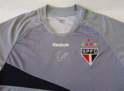 Camisa São Paulo 2012 Rogério Ceni Cinza Reebok Sti Wizard