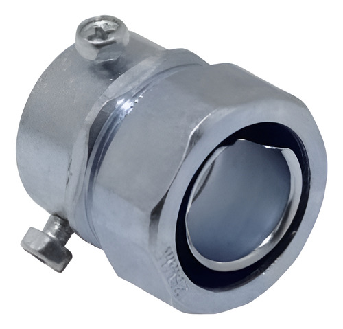Conector Tuberia Emt A Flexible Metalico 25mm Crompton