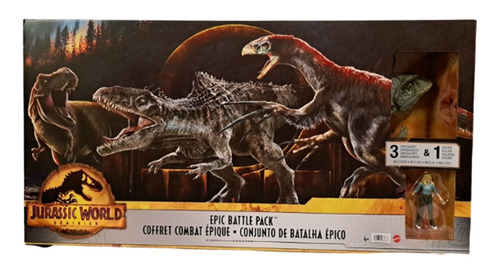 Conjunto De Batalla Épico Jurassic World Dominion Dinosaurio