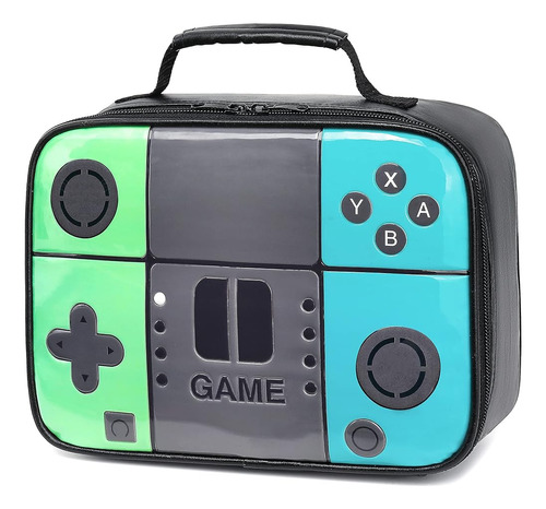 ~? Tongtai Kids Lunch Box Boy Aislado Lunch Bag Game Leather
