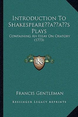 Libro Introduction To Shakespeare's Plays : Containing An...