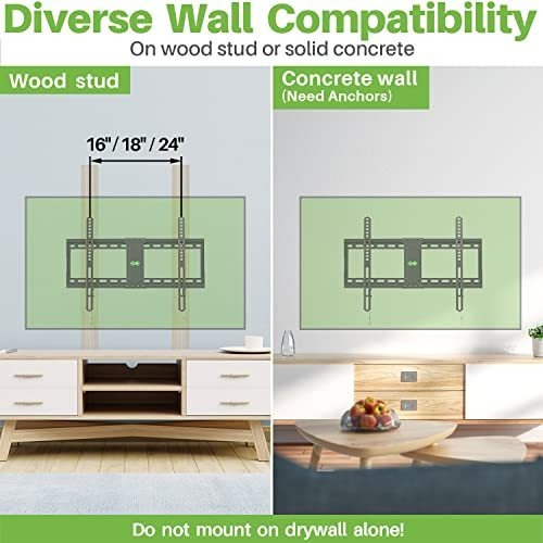 Soporte De Pared Para Television Led Color Negro