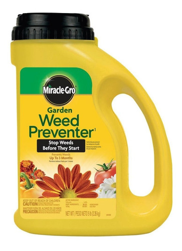 Miracle-gro Prevención De Malezas En Jardínes 5 Lbs.