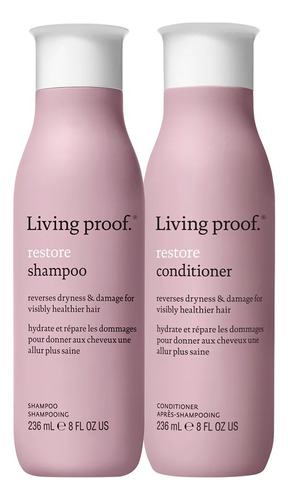  Living Proof Restore Shampoo Y Acondicionador 236 Ml