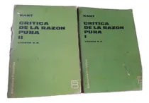 Comprar Critica De La Razon Pura 2 Tomos Inmanuel Kant Filosofia