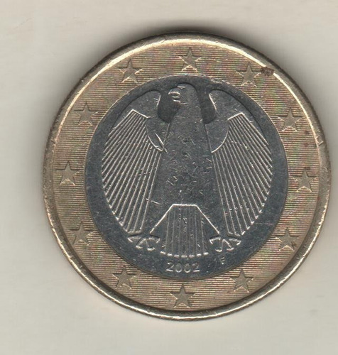 Alemania Moneda Bimetálica De 1 Euro Año 2002 F - Km 213 Xf+