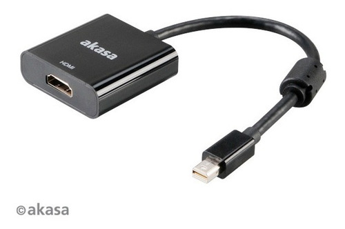 Cabo Akasa Mini Displayport Para Hdmi Ativo Ak-cbdp09-20bk