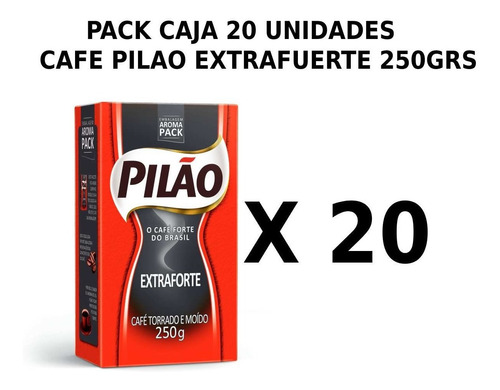 Café Pilao Extrafuerte 250 Gr (caja 20 Unidades)