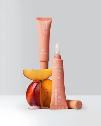 Labial Todo En 1 Tinta +tratamiento+ Brillo Beauty Creations Color Peaching Feelings