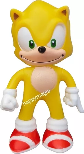 4 Bonecos Sonic Articulado Emborrachado 15cm Coleção Barato