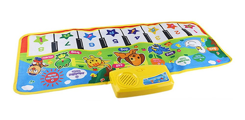 Piano Musical Baby Rug Dino, Teclado Educativo Para Niños