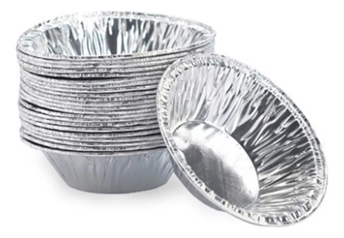 Nx Mini Moldes Desechables De Aluminio Para Tarta De Huevos