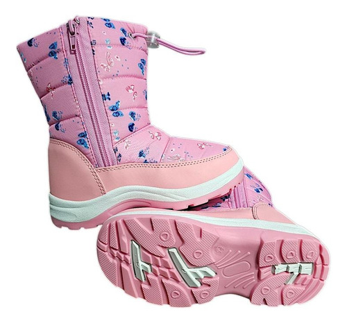 Botas Niñas Impermeables Invierno Con Chiporro Talla 22a35