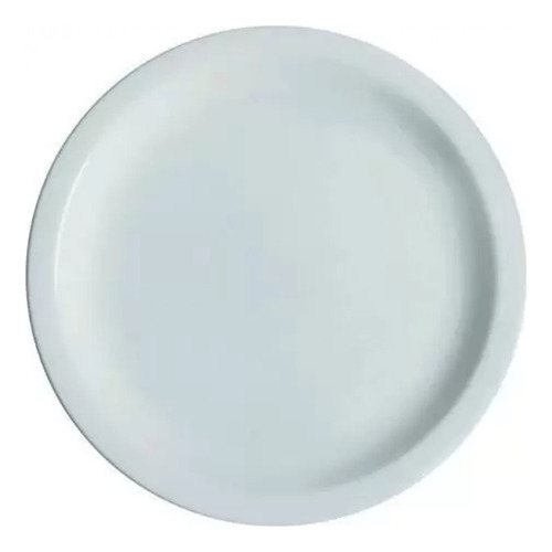 Conjunto 4 Pratos De Sobremesa Branco Ceramica - Porcelart