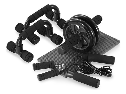 Kit De Entrenamiento Ab Roller Ab 5 En 1, Almohadilla Abdomi