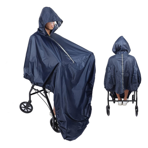 Dioche Poncho Impermeable Para Silla De Ruedas Con Capucha,