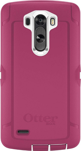 Funda LG G3 Otterbox Defender Rosa Con Clip De Uso Rudo