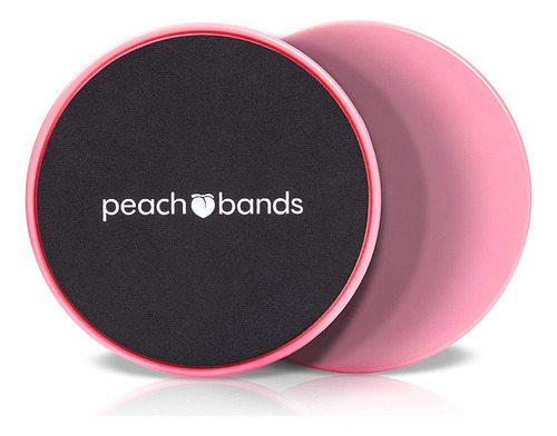 Peach Bands Core Sliders Fitness - Discos De Ejercicio De Do