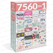 Comprar 7560 Recursos Gráficos Para Diseñadores - Vectores - Fondos 