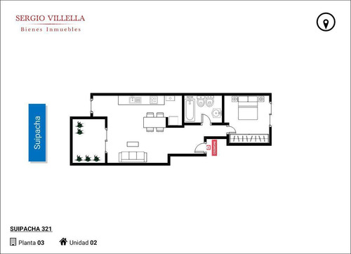 Departamento De 1 Dormitorio En Venta En Rosario