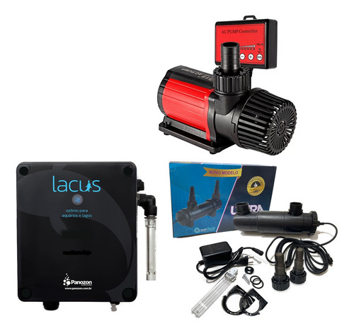 Ozonizador Lago Carpa + Bomba + Uv Oceantech Lago Até Lacus 24000 220v Panozon / Ocean Tech