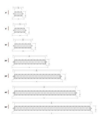 Barra Led Rigid Indutrie Radiance Plus 40 Luz Ambar