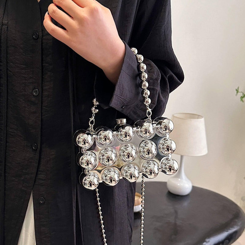 . Bolso Acrílico Mujer Elegante Con Cinta For Colgar