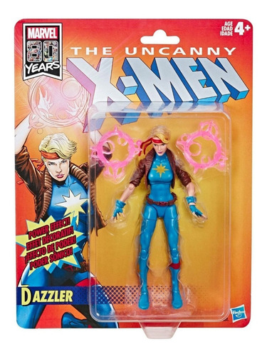 Figura Marvel 80 Years Original Uncanny X-men Dezzler Hasbro