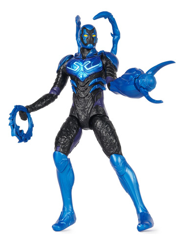 Dc Comics, Figura De Accion De Escarabajo Azul En Modo Batal