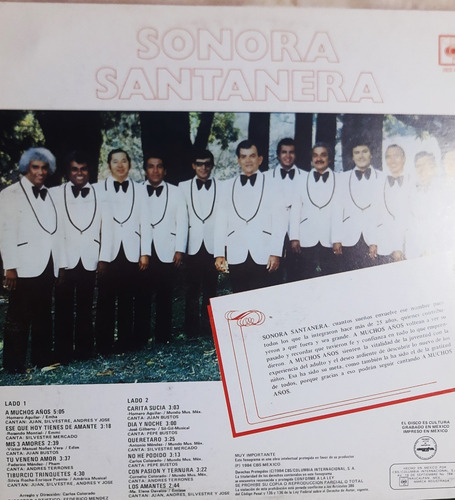 Lp De La Sonora Santanera De Coleccion (Usado)