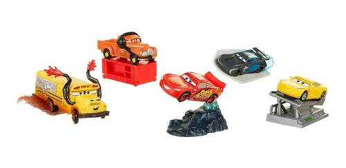 Set De 5 Figuras Coches Cars Disney 3,5´´ Pulgadas