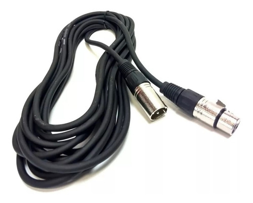 Cable Xlr Macho A Xlr Hembra 6mt Canon Microfono Balanceado