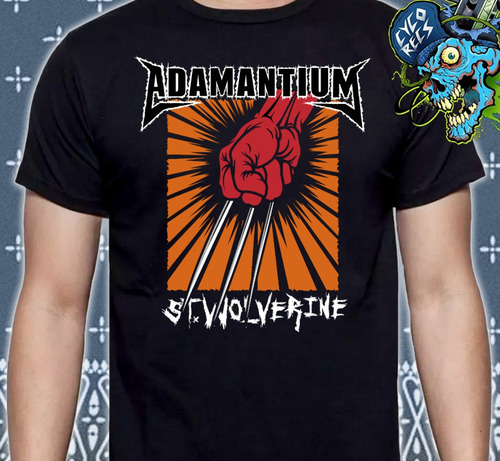 Adamantium Wolverine X Men Polera- Cyco Records 