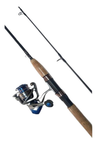 Combo Pesca Caña Carbono Begix 6.6 Pies Carrete 3000 C Accs