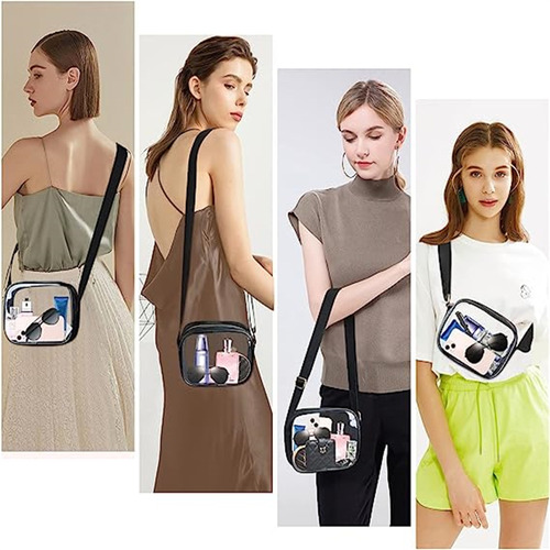 Bolso Bandolera Transparente Para Fanáticos De Los Deportes,