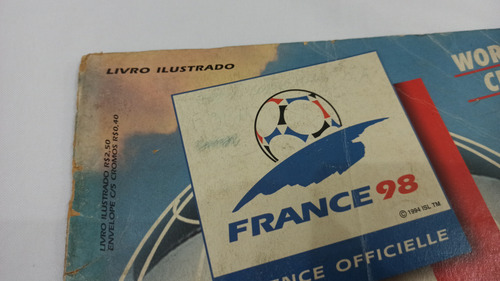 Capa Álbum 98 Copa 1998 (Usado)