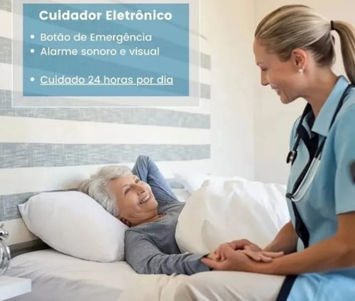 Cuidador Idoso Sem Fio Alarme Sos Campainha Pescoço 3 Botão