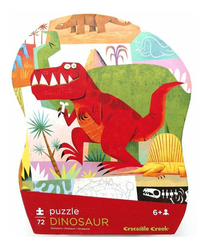 Puzzle Rompecabezas Dinosaurs Dinosaurios - 72pz - Woopy
