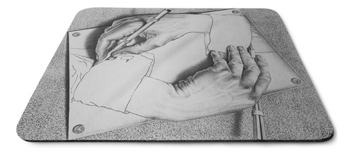 Mouse Pad M. C. Escher- Manos Dibujando - Drawing Hands
