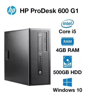 Hp Prodesk 600 G1 Core I5-4570 500gb Disco Duro 4gb Ram