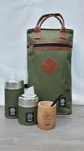 Imagen 5 de 6 de Equipo De Mate Set Matero | Bolso + Latas + Mate | Yuco